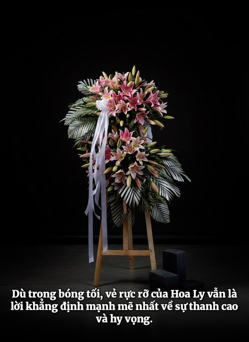 Kệ Hoa Tang Lễ Lan Hồ Điệp Trắng